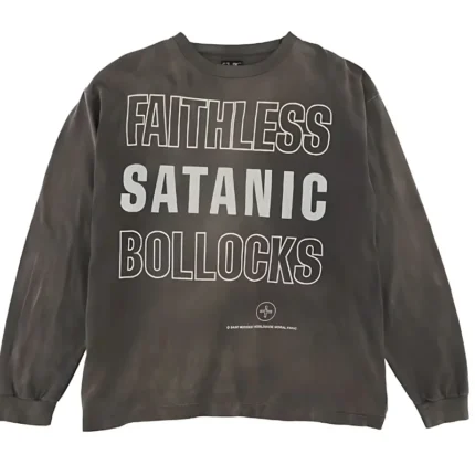 Saint Michael Bollocks Black Sweatshirt