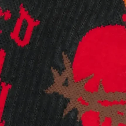 Saint Michaels Heart Black Socks