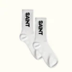 Saint Michaels White Socks