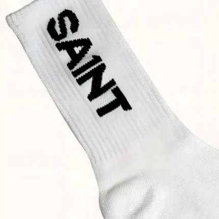 Saint Michaels White Socks