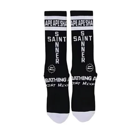 Saint Michaels Charcoal Socks