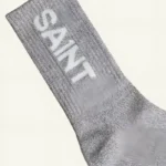 Saint Michaels Grey Socks