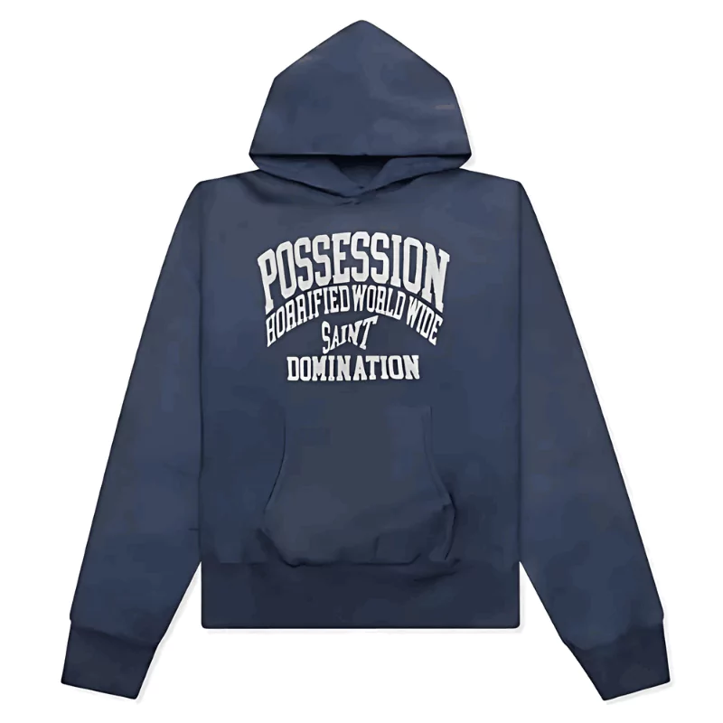 Navy Saint Michael Hoodie Navy Saint Michael Hoodie