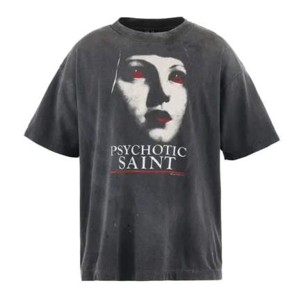 Black Saint Mx x Psychotic SAINT Sleeve Tee shirt