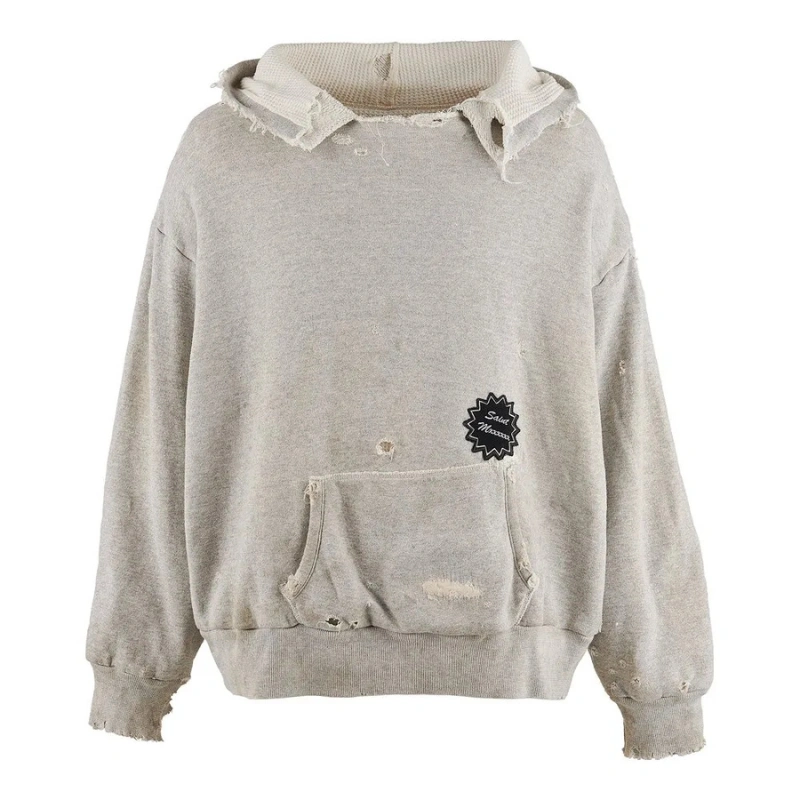 Saint Michael Mxxxxxx Grey Hoodie Saint Michael Mxxxxxx Grey Hoodie