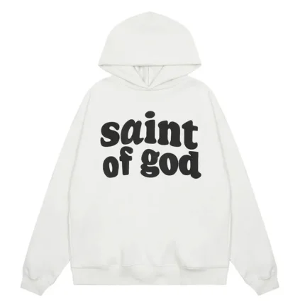 Saint Michael Fear of God White Hoodie