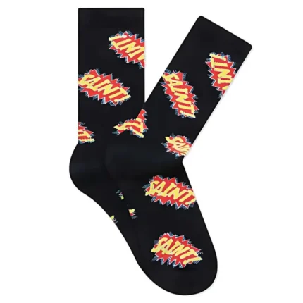 Saint Michael Black Socks