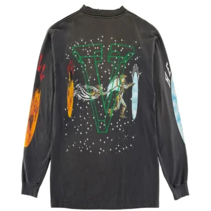 Saint Mx x Skull Black Sweatshirt