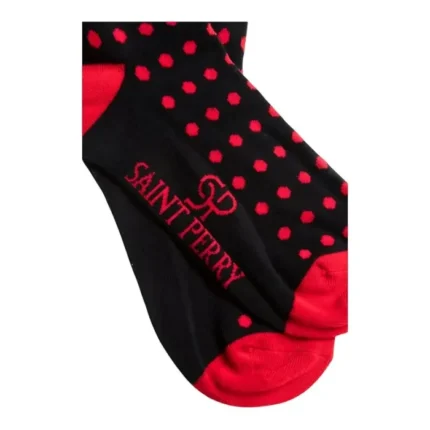 Saint Michael Red Dot Socks