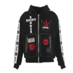 Saint Michael Love Knit Zip-up Hoodie