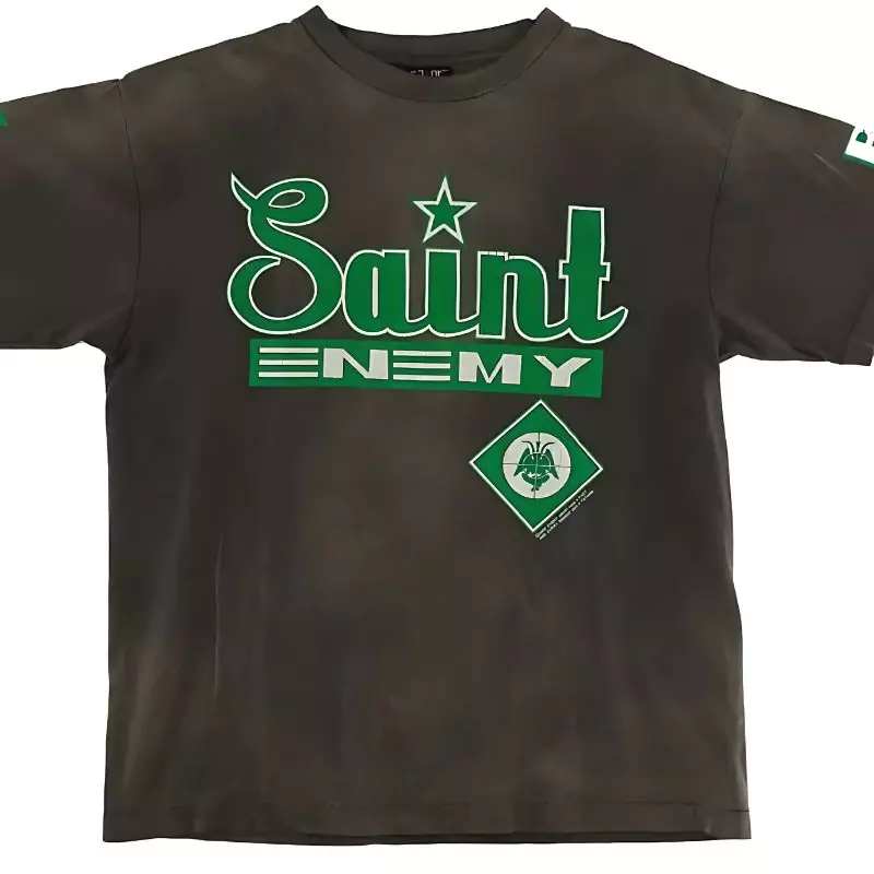 Saint Enemy Black/Green Shirt Saint Enemy Black/Green Shirt