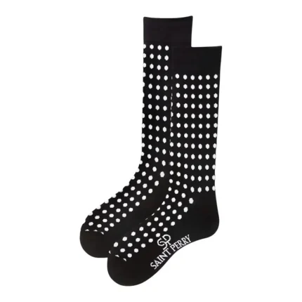 Saint Michaels White Dot Socks