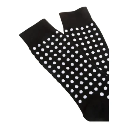 Saint Michaels White Dot Socks
